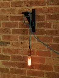 Plug In Pendant Light 15ft 5 Color Choices Includes Edison Etsy Plug In Pendant Light Pendant Sconce Hanging Light Bulbs