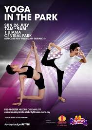 Celebrity Fitness Yoga In The Park In Malaysia Celebrity Workout Yoga Fitness Celebrities