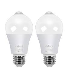 To this effect, they will give you long lifespans and many light hours before there is a need to replace them. Motion Sensor Light Bulbs Aukora 12w 100 Watt Equivalent E26 Motion Activated Dusk To Dawn Security Light Bulb Outdoor Indoor For Front Door Porch Garage Basement Hallway Closet Cold White 2 Pack Pricepulse