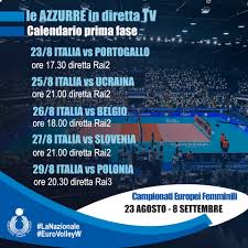 Le nazionali italiane femminile e maschili di pallavolo saranno impegnate nei giochi olimpici di volley. Campionato Europeo Femminile Le Gare Delle Azzurre In Diretta Su Raidue Federvolley