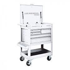 30 In 5 Drawer Mechanic S Cart White Mechanics Cart Harbor Freight Tools Tool Storage
