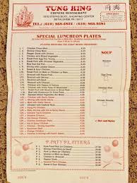 online menu of tung hing chinese