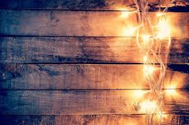 Christmas Light On Wooden Background With Space Cover Photos Background Wooden Background