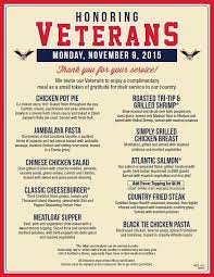 Last Year Claim Jumper Restaurants Celebrated Veteransday On Nov 9 By Giving Veterans The Choice Of A Free Veterans Day Discounts Veteran Honoring Veterans