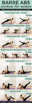 10 minute barre core workout