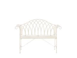Or could you find a bed frame on craigslist, the same way the originator. Metal Garden Bench 130 Cm White Milazzo Beliani De