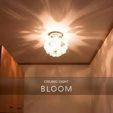 楽天市場 シーリングライト 1灯 ブルームプチシーリングライト bloom petitceilinglight キシマ kishima 照明器具 シャンデリア 天井照明 花柄 プルメリア 玄関 内玄関 階段 トイレ おしゃれ かわいい アンティーク 居間用 ライト 電気 リビング用 インテリア 子供部屋