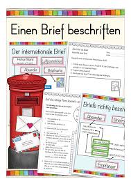 Grundsätzlich gehört nur die vorderseite des briefes beschriftet. Einen Brief Beschriften Unterrichtsmaterial In Den Fachern Daz Daf Deutsch Unterrichtsmaterial Brief Schreiben Grundschule Deutsch Unterricht
