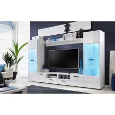 Meuble tv à led bloky laqué blanc un style adapté à vos envie grâce à ce meuble de télévision qui vous permettra de regarder la télévision tout en profitant d'une déco tendance. Meuble Tv Blanc Achat Meubles Tv Hi Fi Sur Rue Du Commerce