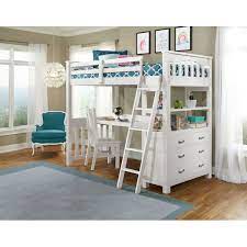 1 out of 5 stars with 1 ratings. Ne Kids Highlands White Twin Loft Bed With Desk And Chair 12070ndc Bellacor