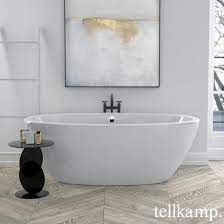Die installation einer freistehenden badewanne: Tellkamp Space Freistehende Oval Badewanne Weiss Glanz Schurze Weiss Glanz Mit Wanneneinlauf 0100 058 00 Auf Cr Reuter