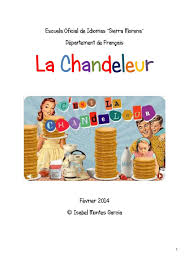 Livret Activites Chandeleur Fle A1 B1 Activite Chandeleur Chandeleur Fle