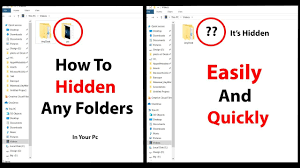 How To Hide And Show Files And Folders In Windows 7 8 10 Easily Quickly Batch File Hide Folder Folders