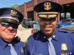 Happy 25th Anniversary with the Michigan State Police to my brother…