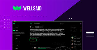 Screenshot of WellSaid Labs