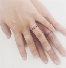 35 Creative Wedding Band Tattoo Ideas To Copy Chicwedd