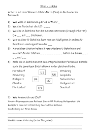 Wien U Bahn Ab Unterrichtsmaterial Im Fach Erdkunde In 2020 U Bahn U Bahn Plan Erdkunde