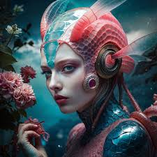 Custom Art Piece Featuring Dual-Wielding Battle Angel with Max Style  Influence