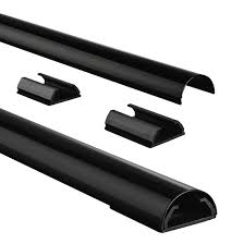 Maybe you would like to learn more about one of these? Hama Cable Channel Aluminum Aluminum Strip For Tv Wall Mount Cable Cover Half Round 110 X 3 3 X 1 8 Cm Cable Entry For Up To 5 Cables Including Mounting Material Black Buy