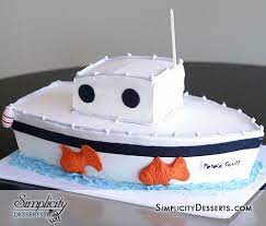A great video to help you float this idea out of your imagination and onto the birthday table! 7 Boat Cake Ideas Boat Cake Cake Boat