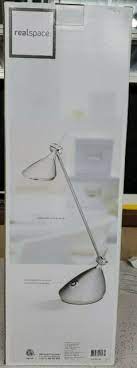 Includes a memory function for customizing light brightness. Realspace Led Desk Lamp With Touch Dimmer 25 H Silver 326 516 Brand New Ebay