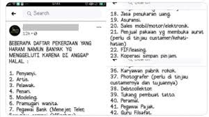 Dalam riwayat yang lain, rosulullah saw bersabda, berilah anakmu nama dengan nama para nabi. Viral Daftar Pekerjaan Diklam Haram Bagaimana Menurut Islam