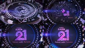 El primer logotipo debutó en 1995 y se revivió en 2012. 21 Indosiar Anniversary Broadcast Design Pack On Behance