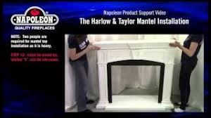 Chimenea eléctrica taylor modelos freestanding electric fireplace tv stand in espresso installation guide. Napoleon Harlow Taylor Mantel Installation Tutorial Youtube