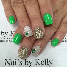 With designs by canishea j. 35 St Patricks Day Nails Cherrycherrybeauty