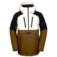 2020 Volcom Brighton Pullover Mens Snow Jacket Caramel