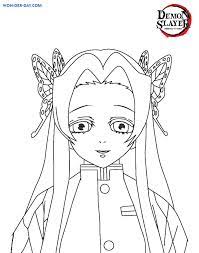 And the only women in it. Demon Slayer Coloring Pages Printable Coloring Pages