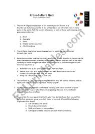 For many people, math is probably their least favorite subject in school. Quiz Diversity Multicultural Awareness With Key Esl Worksheet By Elsonne