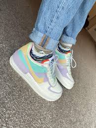 Finally Managed To Cop These Af1 Shadow In Pastel Sneakers Nike Nike Nike Air Force Sneaker