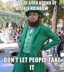 Over 100 funny jokes to make you laugh! Leprechaun Meme