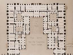 Versailles is synonymous with the extravagant gilded palace bearing its name. Plan Of The Ground Floor After Mansart Architectural Floor Plans Kensington House Palace Of Versailles