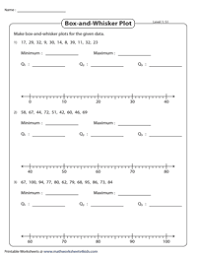 The five values in question 3 are called the s dan be siernan,fnames hours 5. Box And Whisker Plot Worksheets