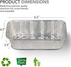Buy Aluminum Pans For Bread Loaf Baking 50 Pack 8x4 Aluminum Foil Loaf Pan 2 Lb Bread Tins Standard Size Compatible With Roadpro 12 Volt Portable Stove Perfect For Baking