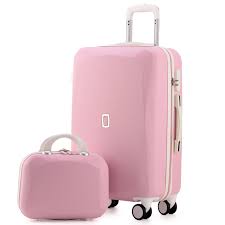 Spinner wheels glide easily for seamless laptop luggage: New 20 22 24 26 Carry On Suitcase Vs Handbag Girl Pink Purple Cute Luggage Bag Women Travel Bag Children S Trolley Suitcases Luggage Sets Aliexpress