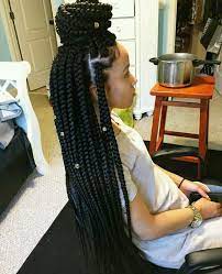 Cute hairstyles with weave box braids. Medium Box Braids Black Kids Hairstyles Natural Hair Styles Hair Styles