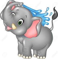 Vector Illustration Of Cartoon Happy Elephant Spraying Water Royalty Free Cliparts Vectors And Stock Illustration Image 47614280