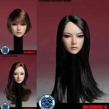 Jul 22, 2021 #2 nukeneal55. Super Duck Sdh002 1 6 Pale Skin Female Head Sculpt Brown Black Hair Head Model Action Figures Aliexpress