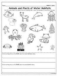 Ngss 2nd Grade Ls4 1 Habitats Diversity Of Life Digital Activities Kindergarten Worksheets Sight Words Habitats