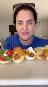 Deviled egg flights based off fast food restaurants!! #eggs #foryoupage  #deviledeggs #easyrecipes #recipes #dinnerideas #dinnerrecipes #healthyfood  #lowcarb #lowcalorie #fastfood #dinnertime ...