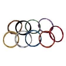 2 rolos com 5 metros cada espessura: Arame Aluminio Colorido 10mts Arg002 Pink Bijoux