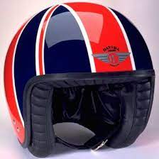 Davida Jet Union Jack Complex Retro Motorcycle Helmets Cafe Racer Helmet Open Face Motorcycle Helmets