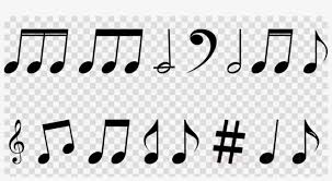 Funny black dog silhouette for your design. Nota Siluet Png Clipart Musical Note Silhouette Musical Notes 900x450 Png Download Pngkit