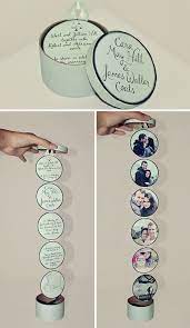 Wedding Invitations In Round Boxes Photo Gifts Diy Boyfriend Gifts Magic Gift