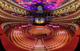 Royal Albert Hall Detailed Seat Numbers Seating Plan
