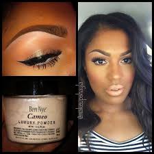 Ben nye cameo powder. It's a great highlighter (not as yellow). Eyes:  woodwinked