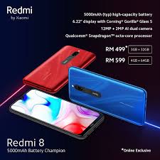 See the best xiaomi mi 8 6/64gb deals, find the cheapest prices and buy it at the best cost, and there are the specs to ⭐ compare them all in one place ⭐. Redmi 8 With 5 000mah Battery Has Arrived In Malaysia Priced From Rm499 Soyacincau Com